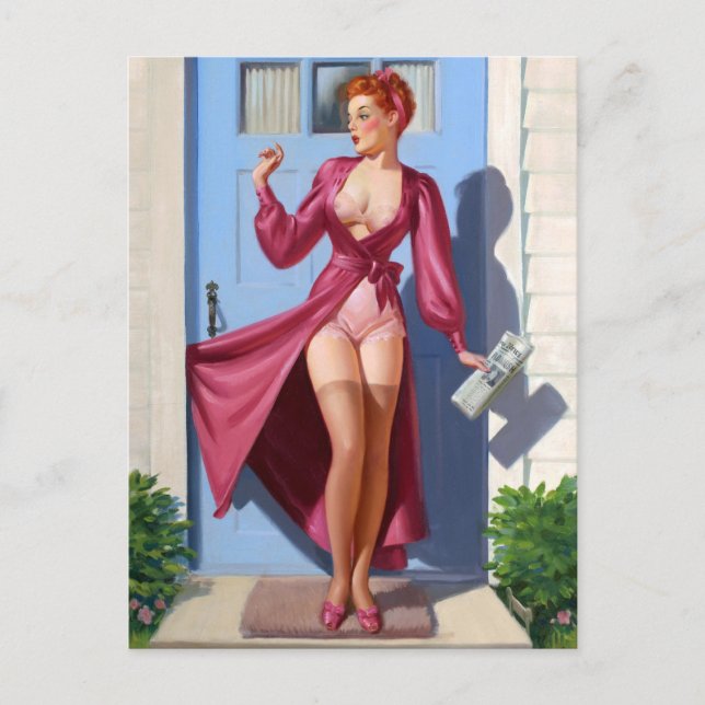 PIN-kod för morgontidningar Vykort (Framsida)