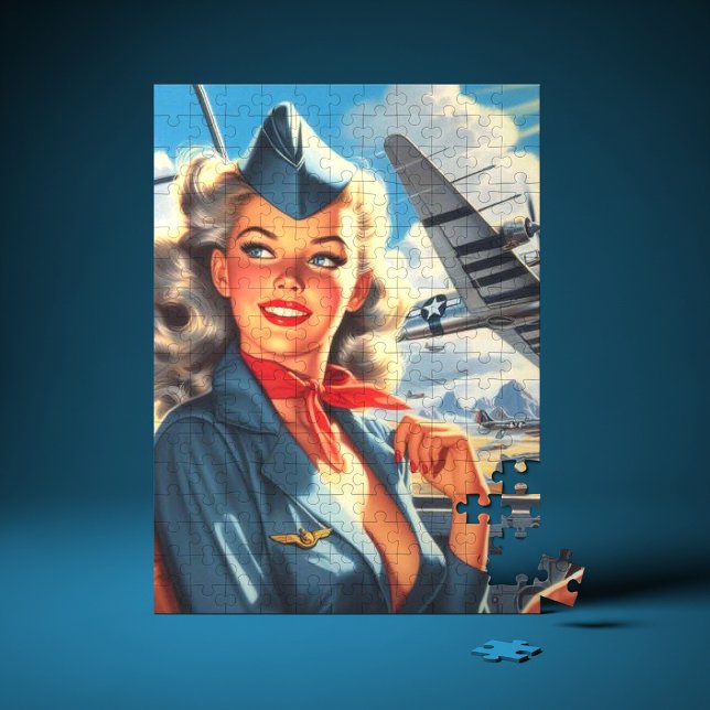 PIN-kod för vintage Aviation Pussel (Skapare uppladdad)