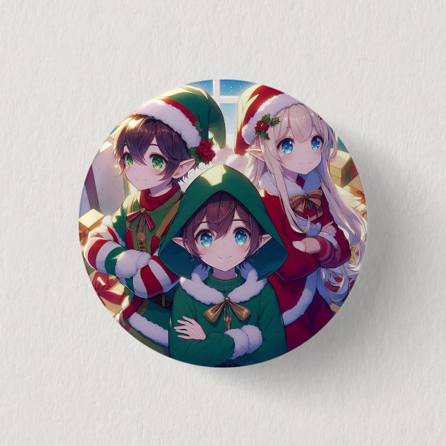 Pin niños Navidad Knapp (Framsida)