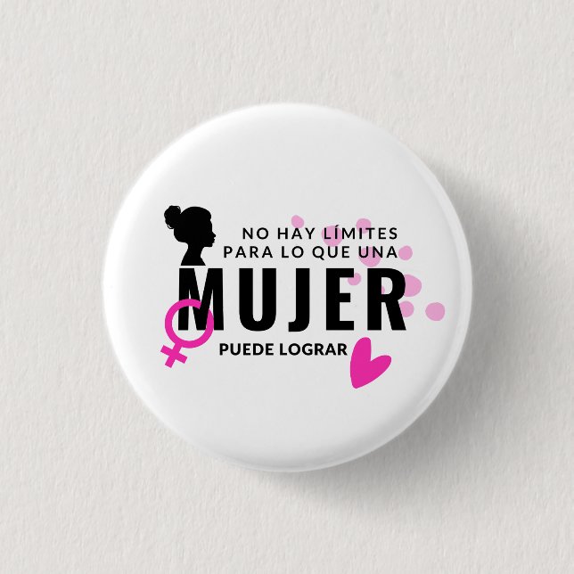 Pin No hay límites para lo que una mujer logra Knapp (Framsida)