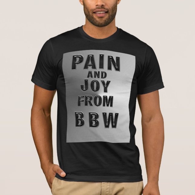 PIN OCH JOBB FRÅN MZ BBW T SHIRT (Framsida)