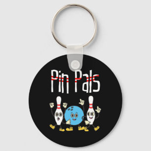 Pin Pals Bowling Ball and Stift Dancing Meme Kawai Nyckelring