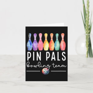 Pin Pals Bowling Ball Funny Womens Matching Bowlin Kort