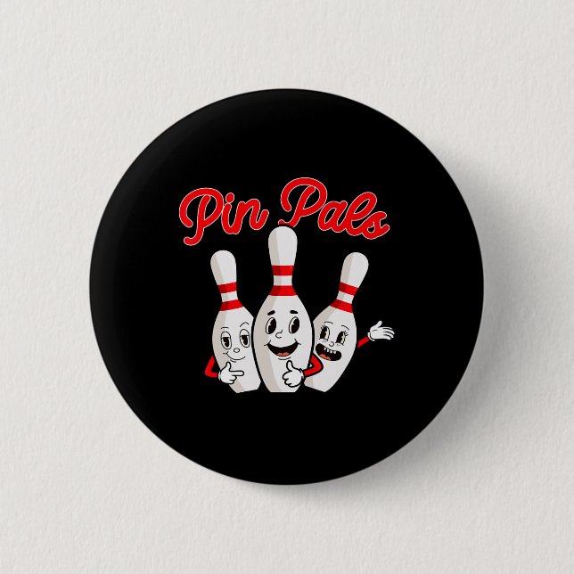 Pin Pals - Bowling Bowlareare Knapp (Framsida)