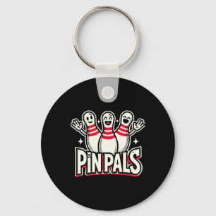 Pin Pals Bowling Shirt Bowl Shirt Bowling League B Nyckelring