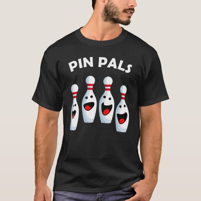 Pin Pals - Bowling T Shirt (Framsida)