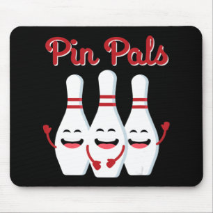 PIN PALS Cute Bowling För manar kvinnor och barn Musmatta