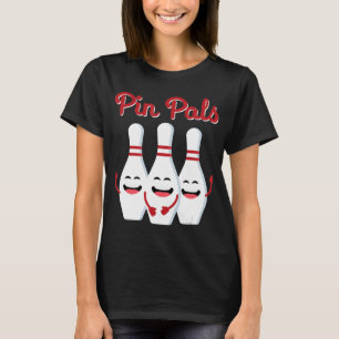PIN PALS Cute Bowling För manar kvinnor och barn T Shirt