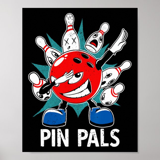 PIN Pals for Bowlers Funny Bowling 1 Poster (Framsidan)