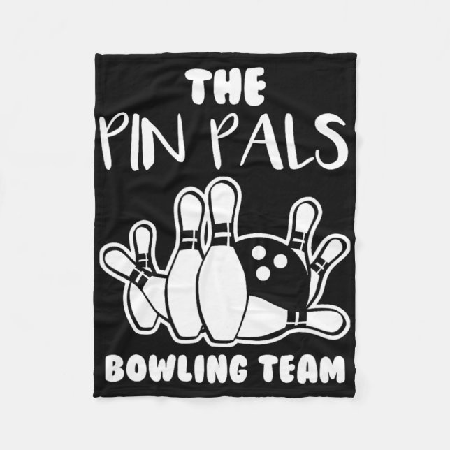 Pin Pals Team Bowling Fleecefilt (Framsidan)