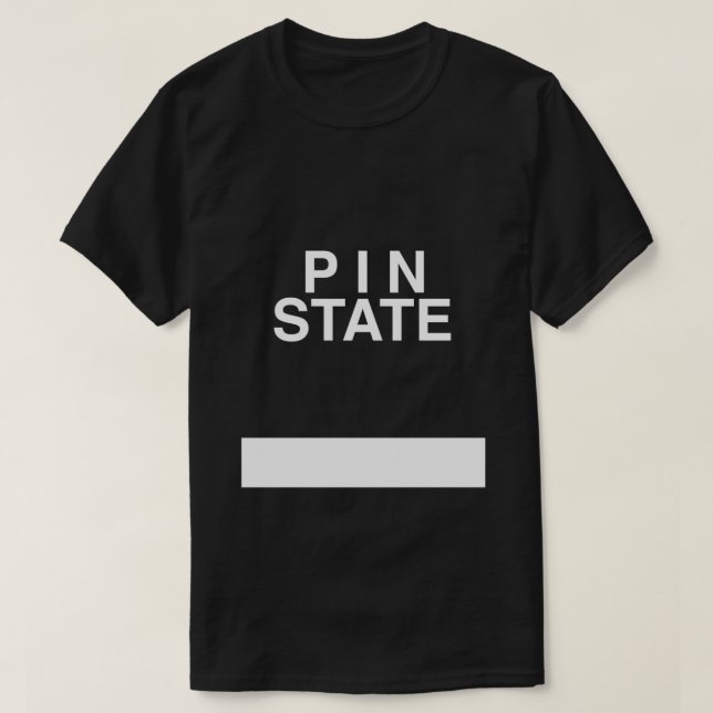 Pin State Wrestling T Shirt (Design framsida)