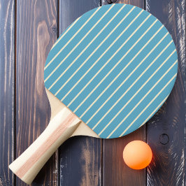 Pin-Striping Aqua Himmel Färg Pingisracket