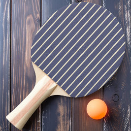 Pin-Striping Lavendel Bris Färg Pingisracket