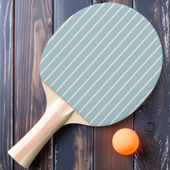Pin-Striping Ljus Himmel Färg Pingisracket (Skapare uppladdad)