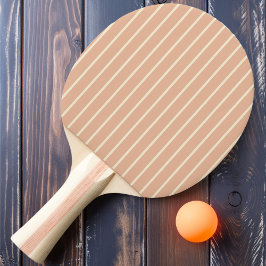 Pin-stripning Söt Persikofärg Pingisracket
