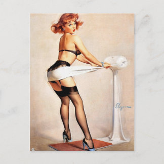 PIN-up-arbetsgång Vykort