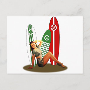 Pin-up Basque Frankrike Vykort