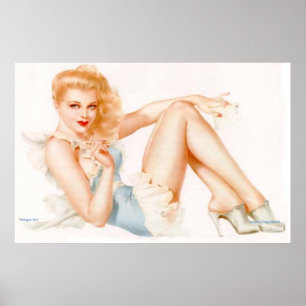PIN-UP BEAUTY BY VARGAS - VINTAGE BÄSTA POSTER