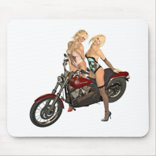 Pin-up biker Flickor Musmatta