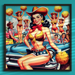 Pin-up, Cheerwriter, land Poster