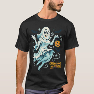 Pin-Up Ghost Girl - Spooky Cute Halloween T Shirt