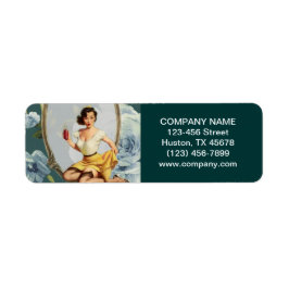 Pin Up Girl Cosmetolog Hair makeup artist Returadress Etikett