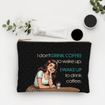 Pin-up Girl—Jag vaknar för att dricka kaffe Kosmet