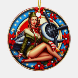 Pin-up Girl jul Ornament