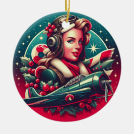 Pin-up Girl jul Ornament