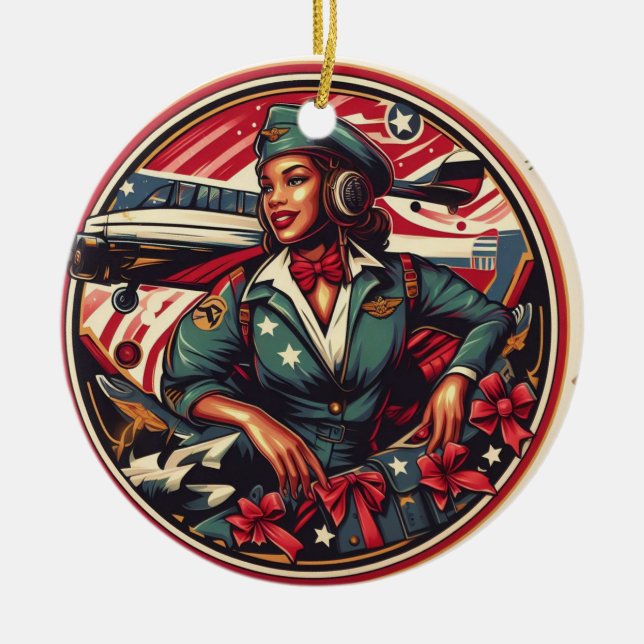Pin-up Girl jul Ornament (Framsidan)