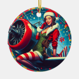 Pin-up Girl jul Ornament