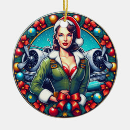 Pin-up Girl jul Ornament