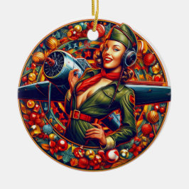 Pin-up Girl jul Ornament