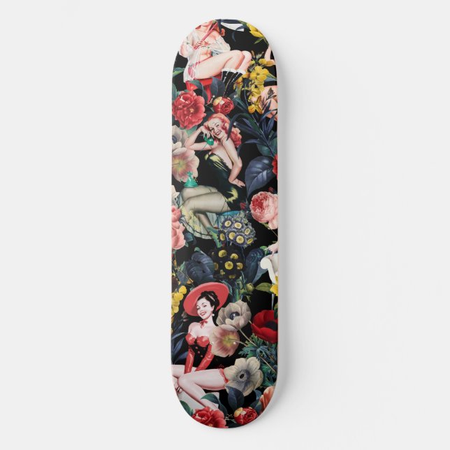 Pin-up III Mini Skateboard Bräda 18,5 Cm (Framsida)