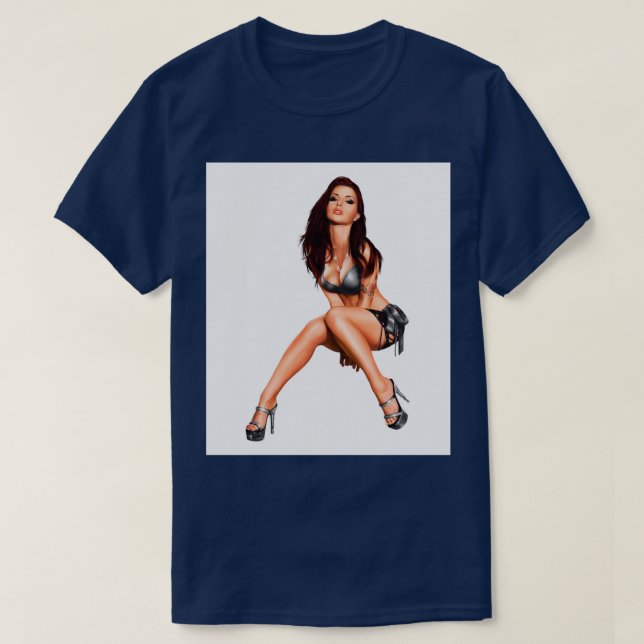 PIN UP IV T SHIRT (Design framsida)