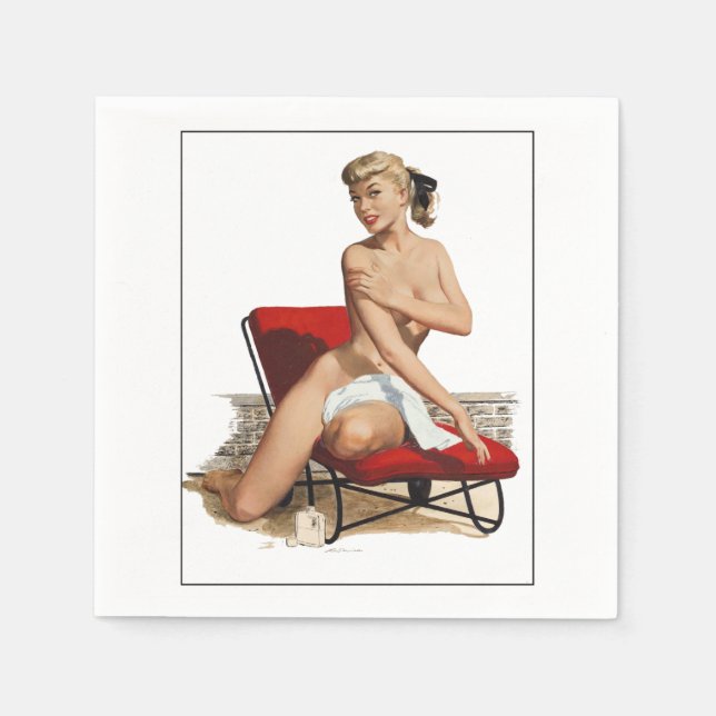 Pin-up Pappersservett (Framsidan)