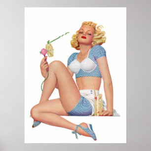 Pin-Up-Poster Poster