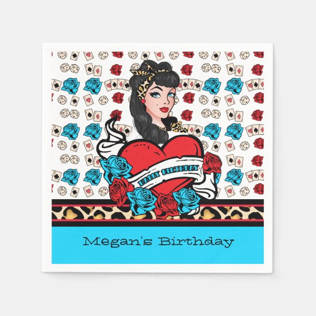 Pin-up, Sten-A-Billy Pappersservett (Framsidan)