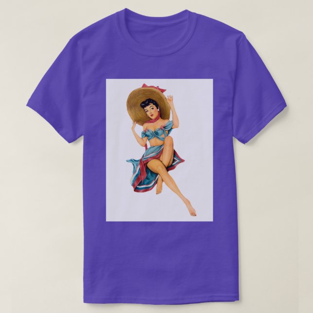 PIN UP V T SHIRT (Design framsida)