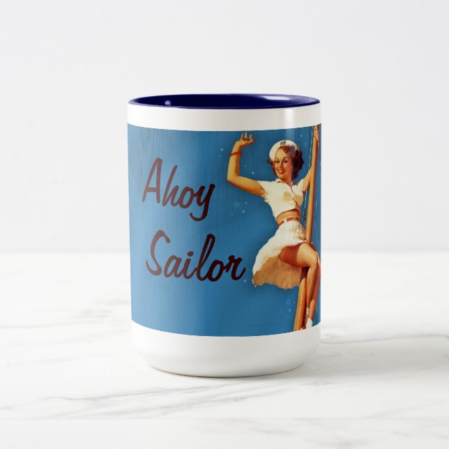 PIN UPS Två-Tonad MUGG (Center)