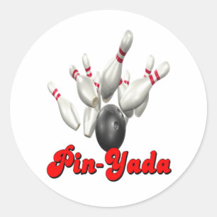 Pin-Yada Runt Klistermärke