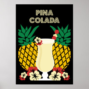 Piña Colada Cocktail Drink Gifts Poster