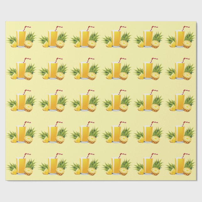Pina Colada-cocktail Presentpapper (Platt)