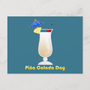 Piña Colada Day Vykort