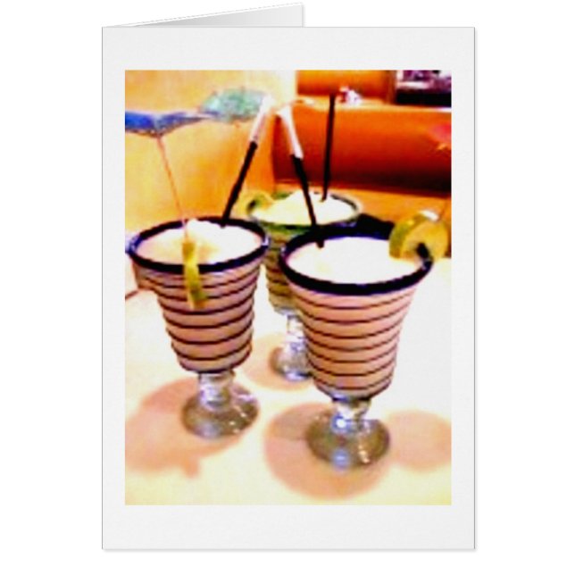 Pina Colada Hälsningskort (Framsidan)