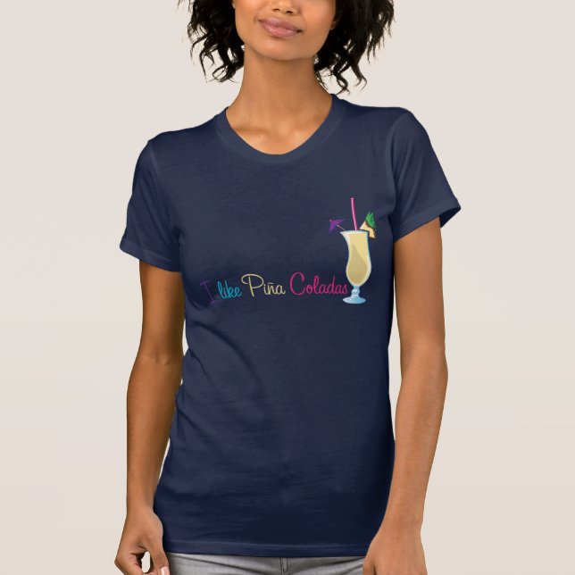 Pina Colada kvinna skjorta Tee Shirt (Framsida)
