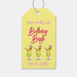 Piña Colada Puerto Rican Pineapple Cocktail Party Presentetikett