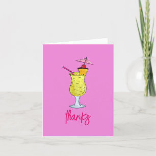 Piña Colada Puerto Rican Pineapple Cocktail Party Tack Kort
