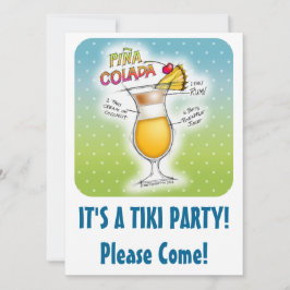 PINA COLADA RECEPT KOCKTAIL KONST INBJUDNINGAR