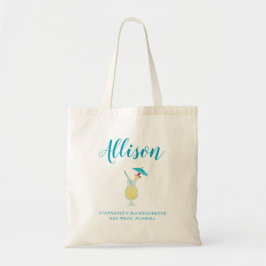 Piña Colada Tropical Bröllop Bridesmaid Tygkasse